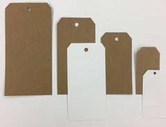 Bulk Kraft Market Tags (Assorted Sizes Available)