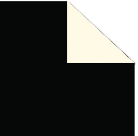 Canvas Corp - 12x12 Single Sided Cardstock - Black & Ivory Dot