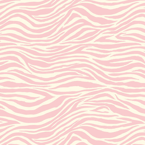 Pink and Ivory Zebra Paper