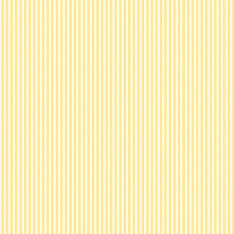 Yellow & Ivory Ribbon Stripe Paper