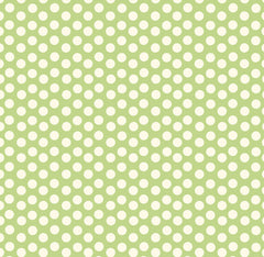 Green and Ivory Dot Reverse Paper
