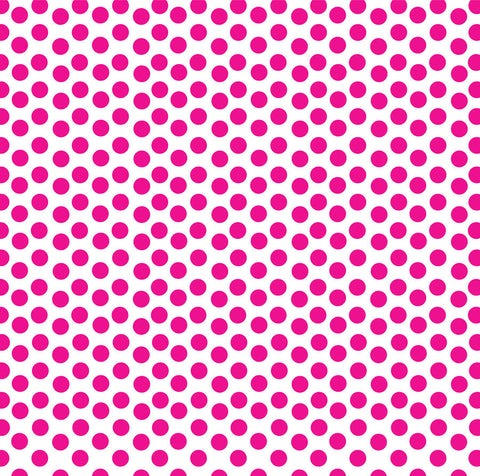 Hot Pink & White Dot Paper