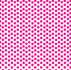 Hot Pink & White Dot Paper