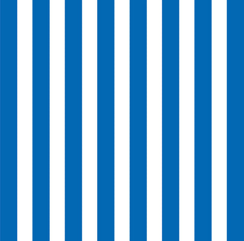 Royal Blue and White Big Stripe Paper