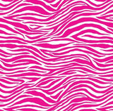 Hot Pink and White Zebra Paper