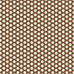 Chocolate and Ivory Dot Rev Paper