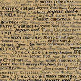 Farmhouse Christmas: Black and Kraft Merry Christmas Paper