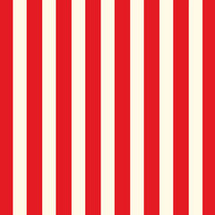 Red and Ivory Big Stripe Paper