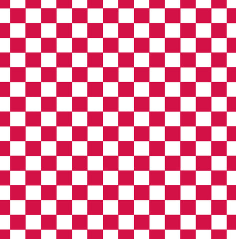 Red and White Big Check Paper