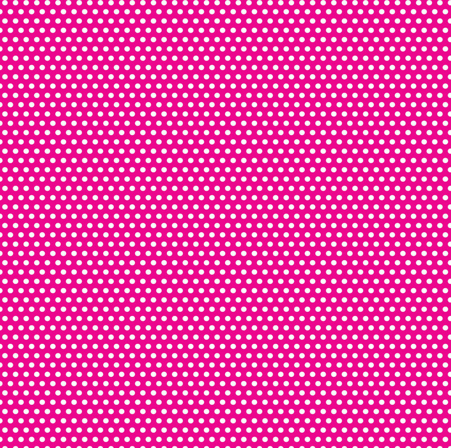 Extra Large Dark Hot Pink Polka Dots on Light Hot Pink Wrapping