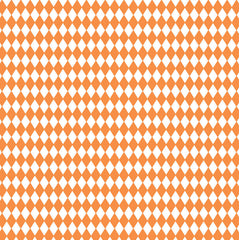 Orange and White Diamond Paper