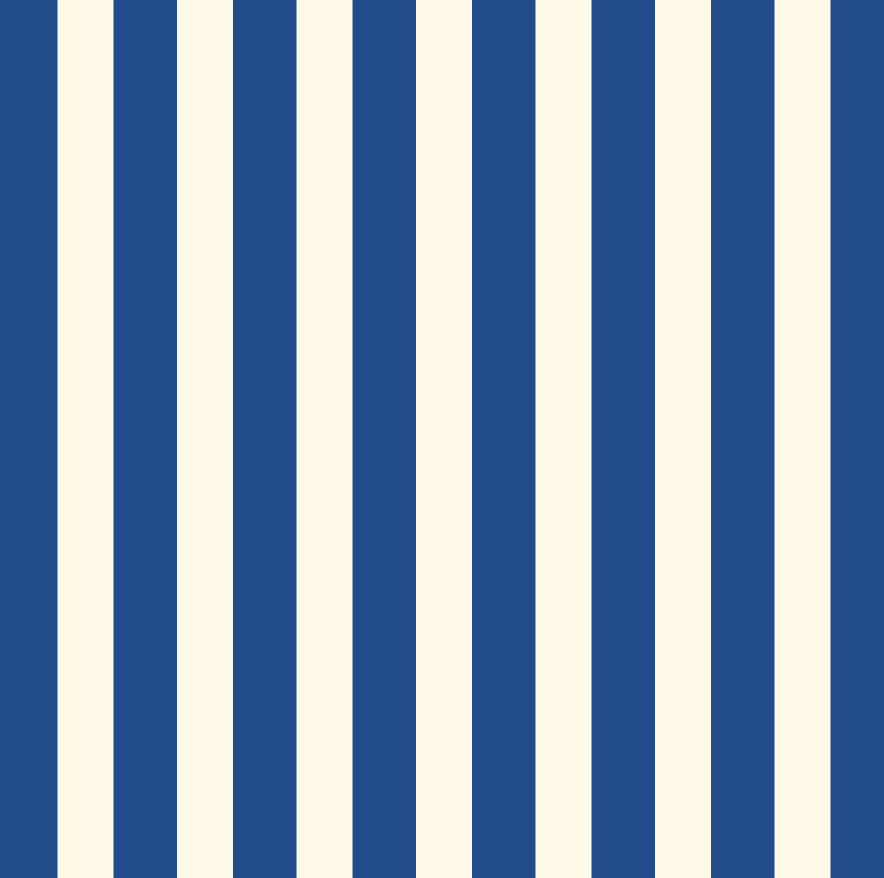 Navy and Ivory Big Stripe Paper
