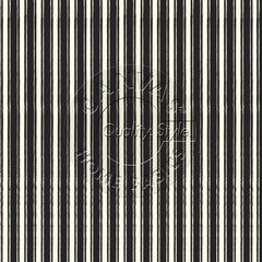 Black and Ivory French Linen Stripe Paper