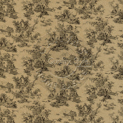 Black and Kraft Toile Paper
