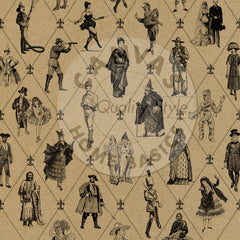 Haunt It:  Halloween Costumes on Kraft Paper