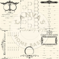 Heirloom Collection:  Heirloom Cards on Ivory Paper