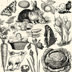 Spring Showers:  Spring Garden Paper