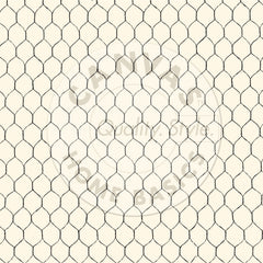 Black and Ivory Chicken Wire Paper