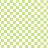 Grunge Check Ivory and Green Paper