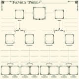 Heirloom Collection:  Family Tree On Ivory Paper