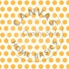Main Street: Gold and Ivory Dot 12x12 Paper