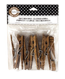 Decorative Clothespins- Jacobean