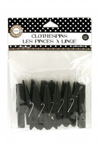 Mini Clothespins- Orange (25 pieces) – 1320LLC