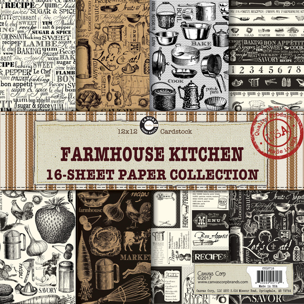 Canvas Corp Farmhouse Kitchen Paper Collection