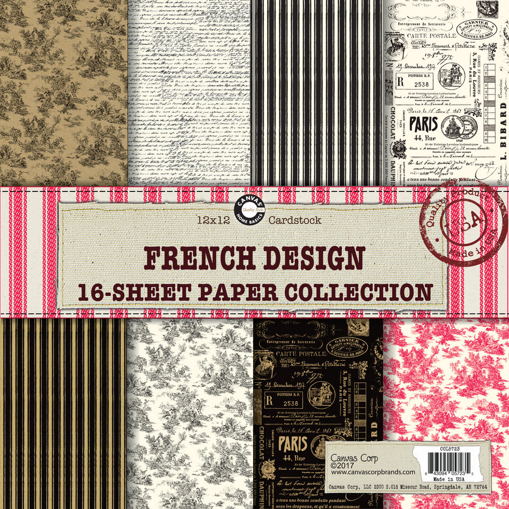 Canvas Corp French Design Paper Collection