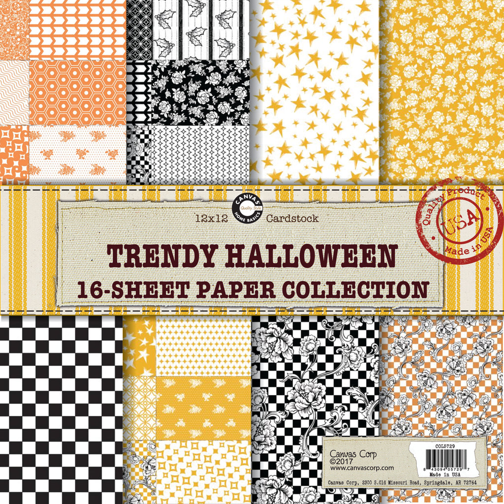 Canvas Corp Trendy Halloween Paper Collection