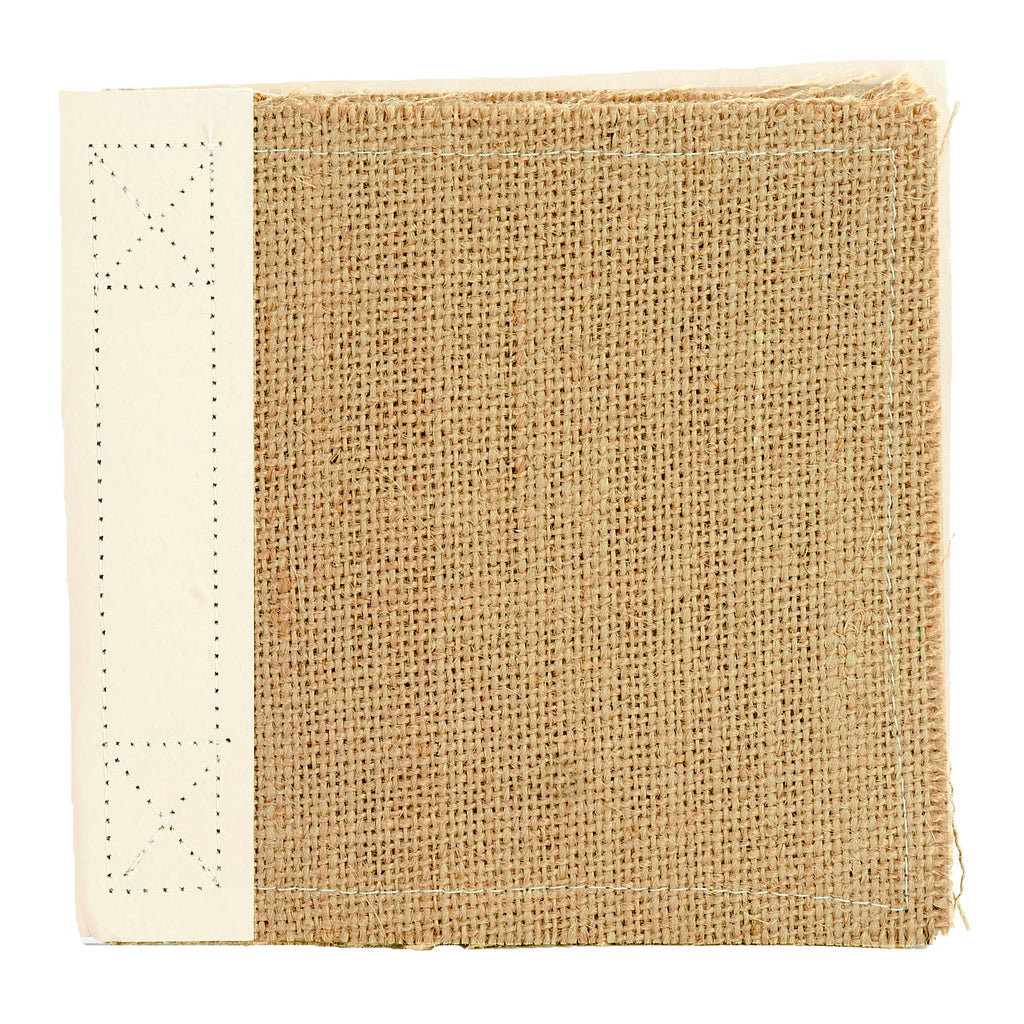 Stitched Scrapbook - Canvas and Kraft Paper