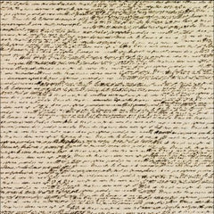 12 x 12 Printed Canvas Sheet - French Script