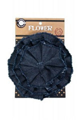 Canvas Flower - Denim