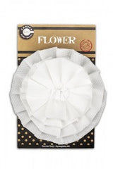 Canvas Flower - White