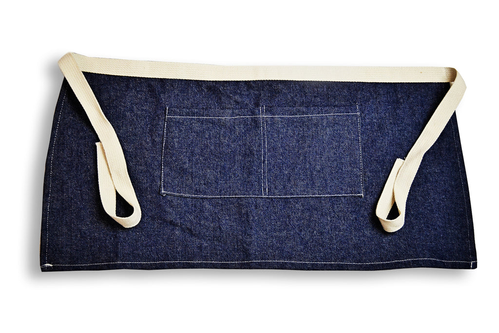 Canvas Server Apron - Canvas - Black - Denim