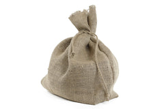 Burlap Bag - Money Sac - burlap