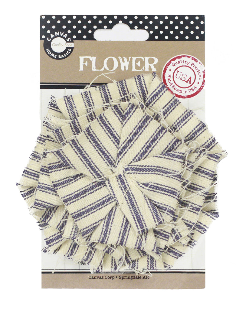 Canvas Flowers - Ticking