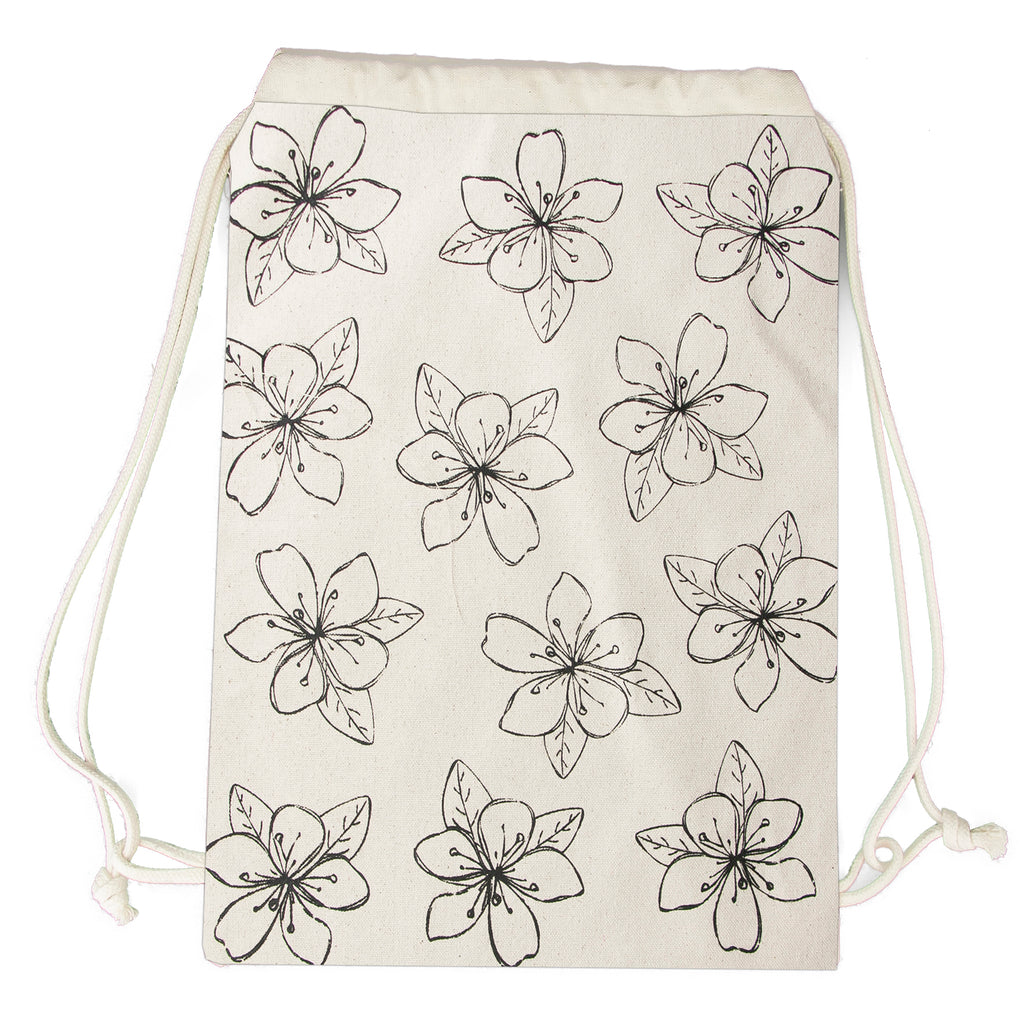 Canvas Backpack - Floral