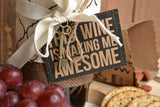 Vino and Ale: Uncorked on Kraft Paper