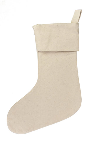 Christmas Stocking Canvas with Cuff