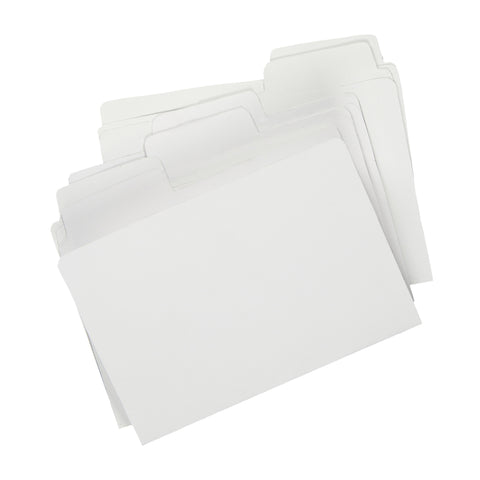 4x6 File Folder - White (6 pcs)