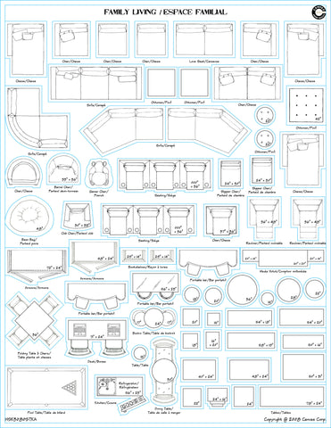 Furniture Stickers - Family Living (Roomspacing) – 1320LLC