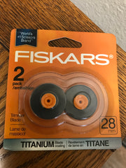 Fiskars: 2pk 28m Rotary Trimmer Blades