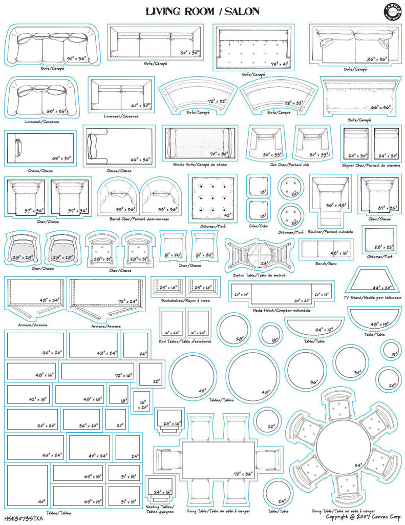 Furniture Stickers - Living Room (Roomspacing) – 1320LLC