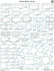 Furniture Stickers - Living Room (Roomspacing)