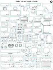 Furniture Stickers - Office/Studio (Roomspacing)
