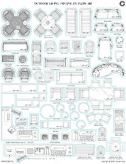 Furniture Stickers - Outdoor Living (Roomspacing)