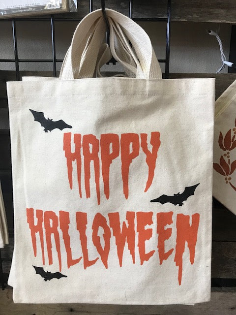 Halloween Treat Bags - Happy Halloween w/ Bats