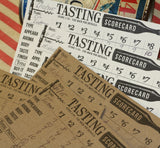 Wine Tasting Cards - Kraft