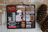 Farmhouse Christmas: Better Not Pout Tags on Kraft Paper
